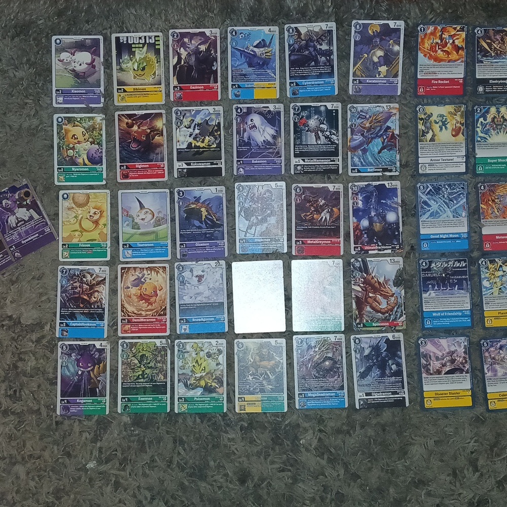 Vintage Digimon Tcg/Ccg Anime Trading Card Bundle01